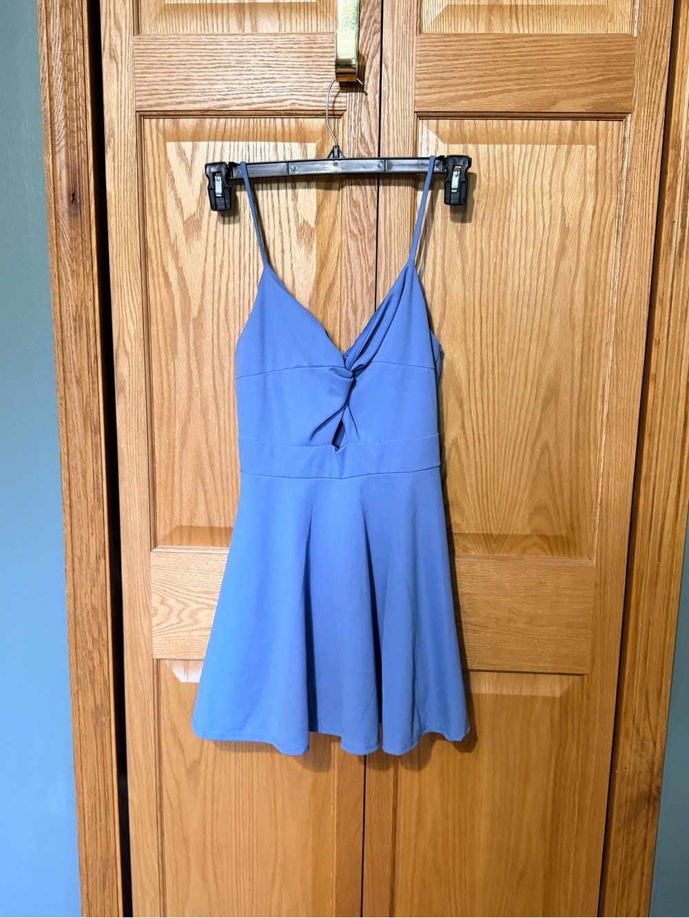 Windsor Blue Romper Dress – Size Medium
